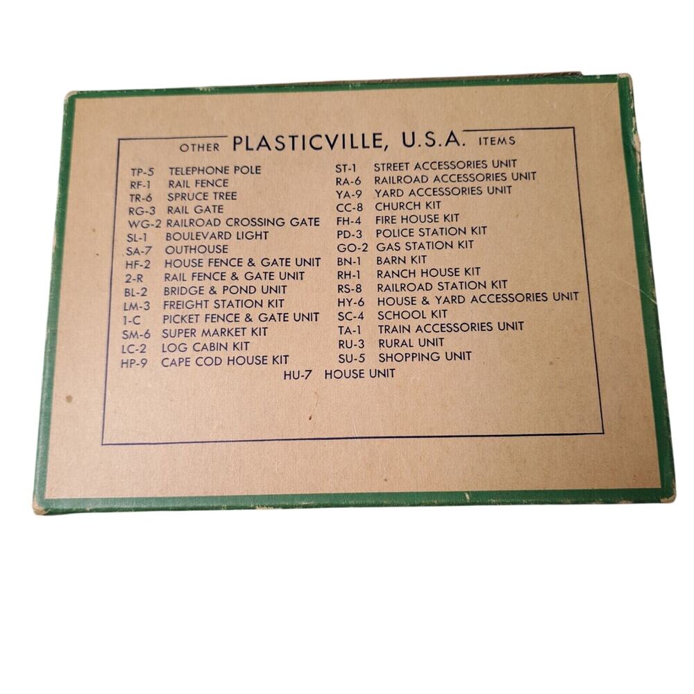 Vtg Plasticville Cape Cod House Kit USA HP-9 TRAIN ACCESSORY Hobby Collector HTF - Picture 2 of 16